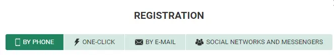 Registration methods